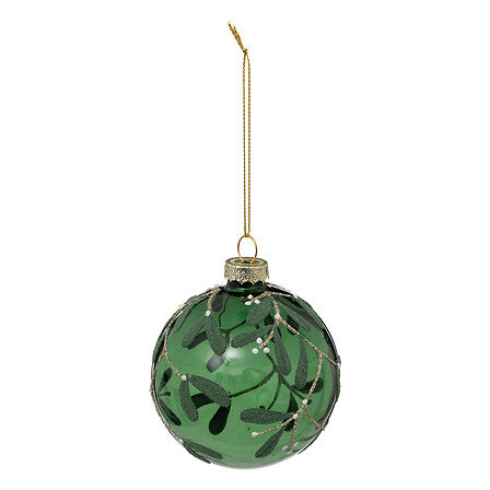 Boule en verre verte