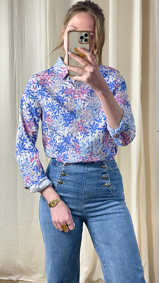 Chemise Jacyane – Chemise fluide à imprimé floral
