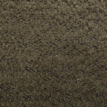Tissu bouclette kaki texturé pour coussin décoratif Soana 30x50 cm ambiance cocooning salon