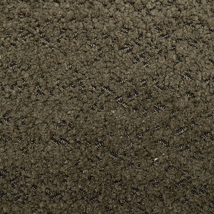 Tissu bouclette kaki texturé pour coussin décoratif Soana 30x50 cm ambiance cocooning salon