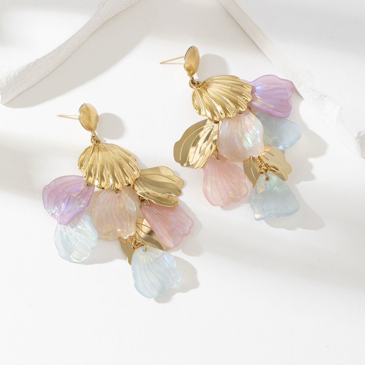 Boucles d'oreilles coquillage