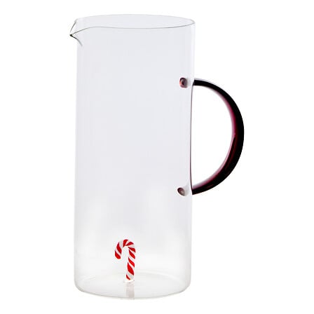 Pichet 3D Nelya 1,4 l Noël assorti - Carafe en verre décor festif