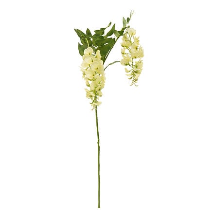 Tige glycine artificielle crème H95 cm fleurs pendantes décoration intérieure maison bohème chic