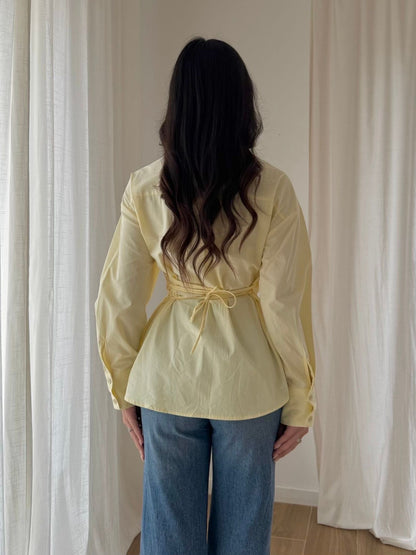 Blouse Alma – Blouse cache-cœur à nouer