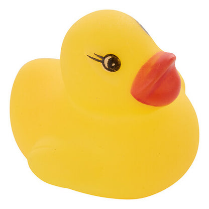 Petit canard en plastique jaune bec orange accessoire ludique pour lutin farceur décoration Noël enfant