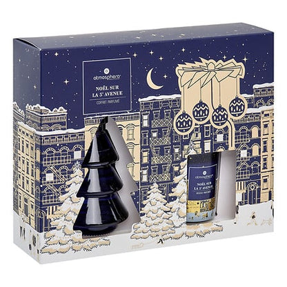 Coffret diffuseur et bougie parfumée Hiver à New York