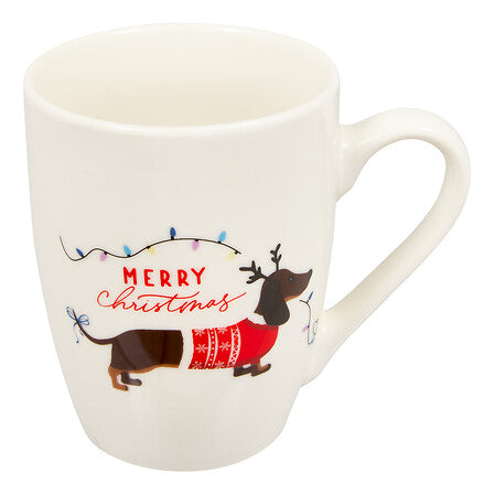 Mug Teckel de Noël