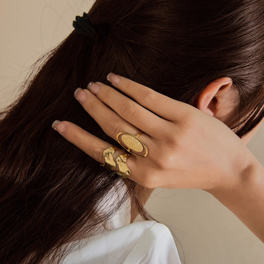 Bague ovale