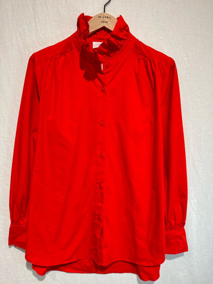 Chemise Lucinda – Chemise col montant volanté