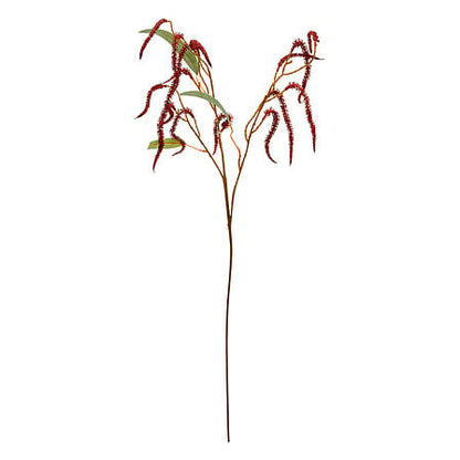 Tige amaranthus artificielle bordeaux H83cm fleur séchée déco bohème pour vase composition florale