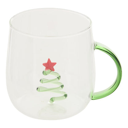 Mug Nelya Xmas 40 cl verre assorti