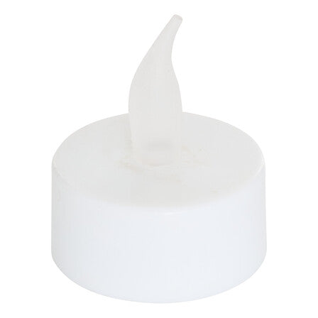 Bougie LED chauffe-plat blanche sans flamme décoration lutin farceur accessoire Noël