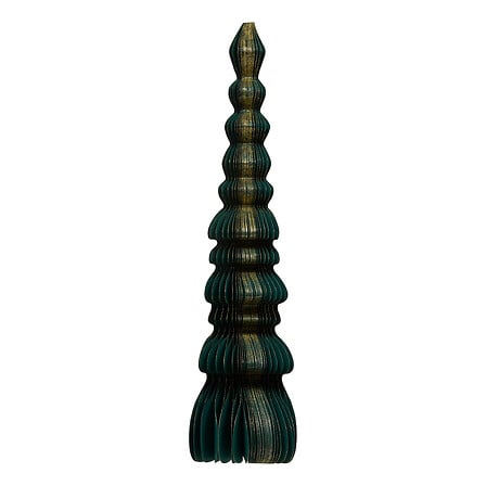 Sapin papier Kami haut 60 cm vert - Décoration Noël alvéolée
