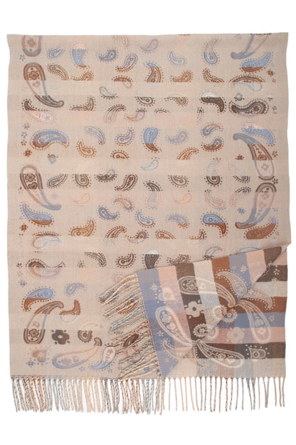 Écharpe motif cachemire