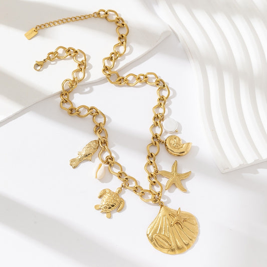 Collier coquillage