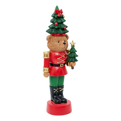 Casse noisette ours haut 51cm résine - Figurine déco Noël