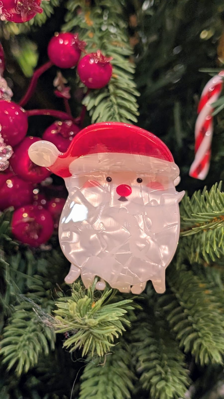 Pince à cheveux de Noël