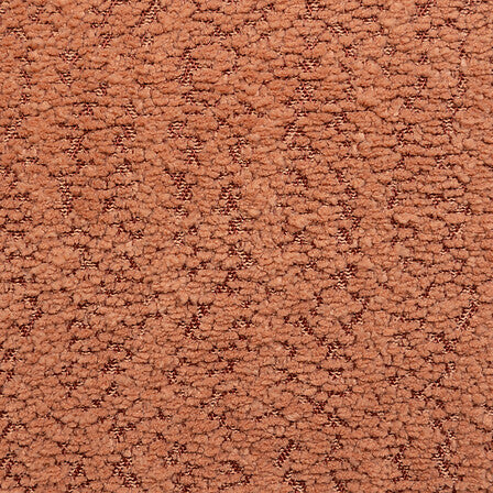 Coussin bouclette terracotta Soana 45x45 cm texture douce effet mouton déco salon bohème chic