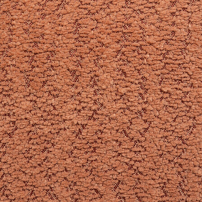 Coussin bouclette terracotta Soana 45x45 cm texture douce effet mouton déco salon bohème chic