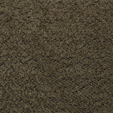 Coussin bouclette kaki Soana 45x45 cm texture douce effet mouton pour décoration salon cosy