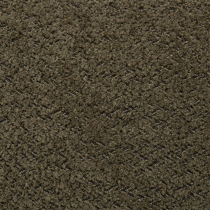 Coussin bouclette kaki Soana 45x45 cm texture douce effet mouton pour décoration salon cosy