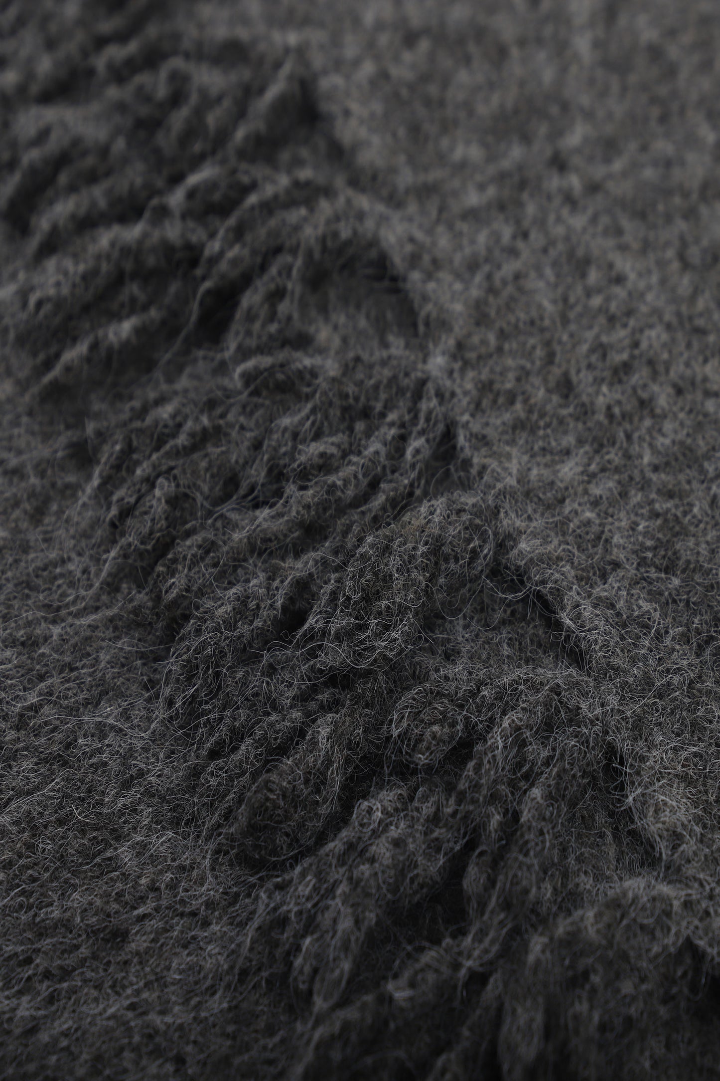 Écharpe unie à franges