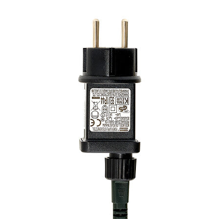 Prise électrique noire type européen pour guirlande lumineuse vintage LED décoration Noël intérieur