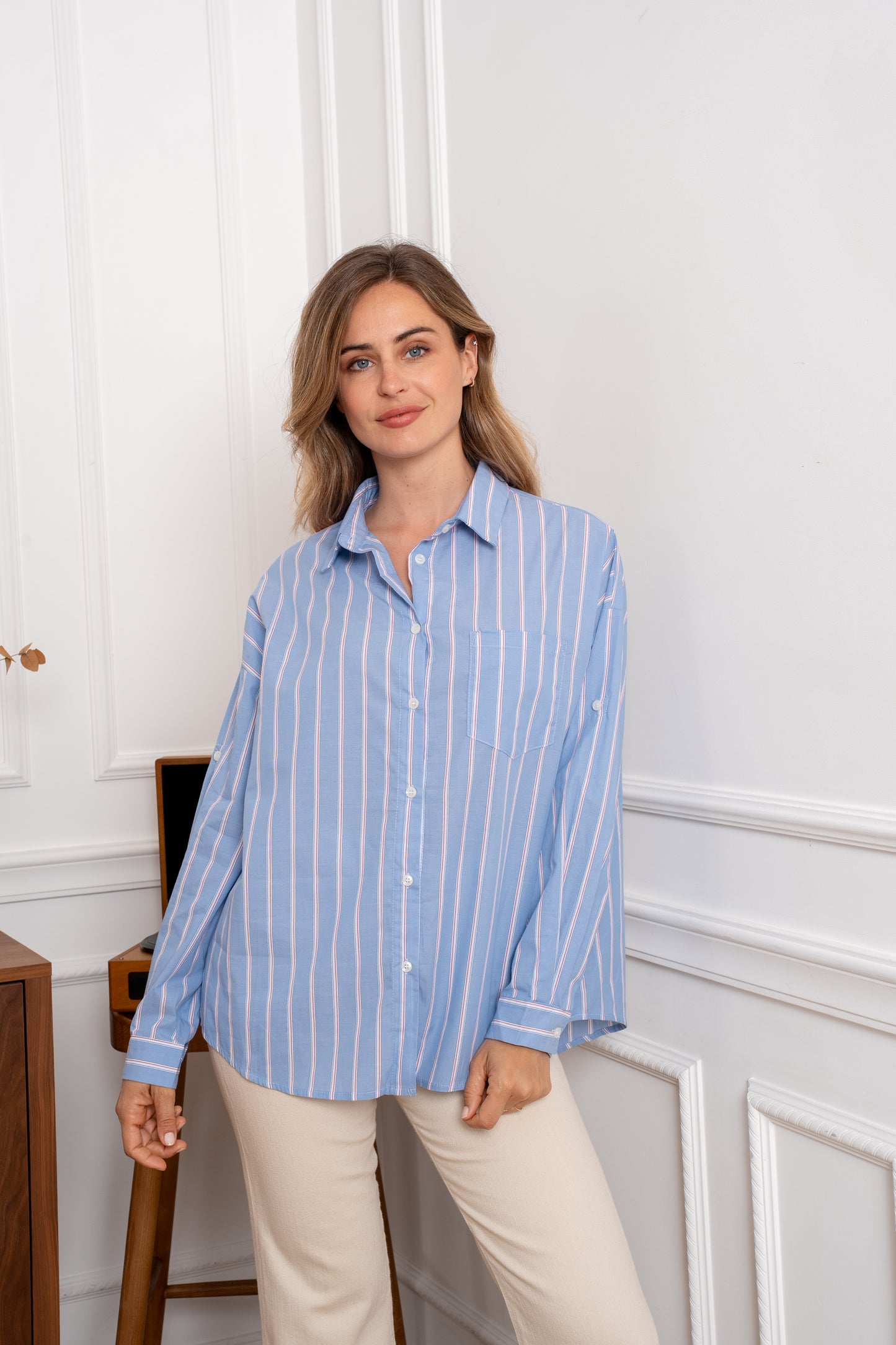 Chemise Alba – Chemise rayée oversize