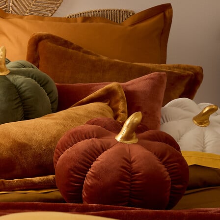 Coussin citrouille Lilou
