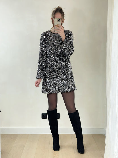 Robe Venus - Robe droite à sequins