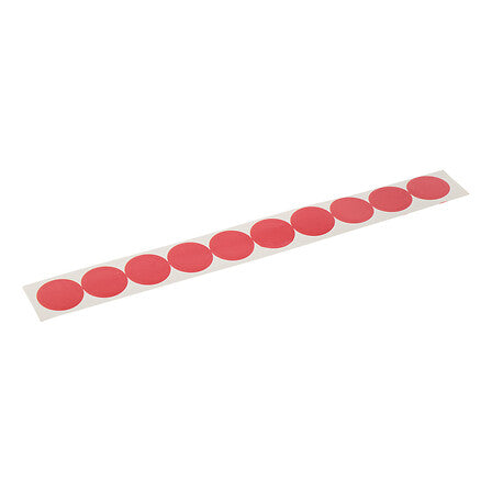 Bande de pastilles autocollantes rouges rondes pour accessoires lutin farceur décoration Noël esprit farce et attrape