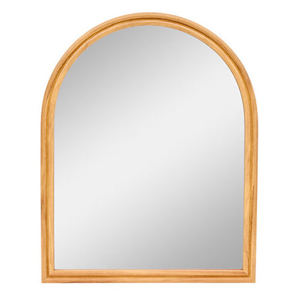 Miroir arche Nerrine en bois naturel 40x50 cm style scandinave décoration murale minimaliste