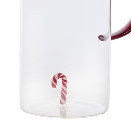 Pichet 3D Nelya 1,4 l Noël assorti - Carafe en verre décor festif