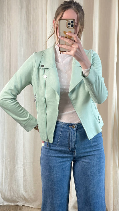 Perfecto Tammy - Veste en suédine colorée