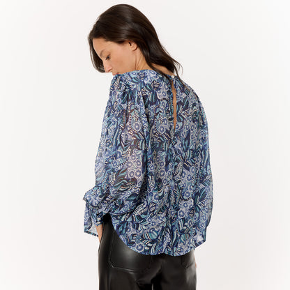 Blouse Celestine - Blouse fluide imprimée