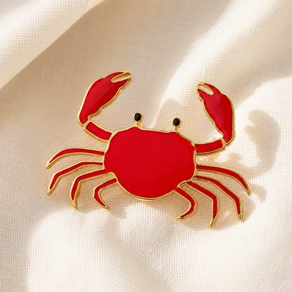 Broche Crabe zoom – Milë Mila