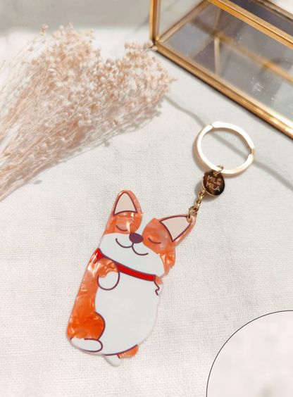 Porte-clés fantaisie en résine