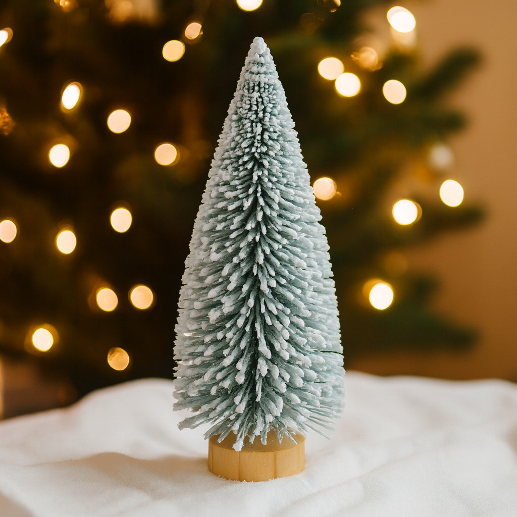 Sapin Déco Enneigé H20cm