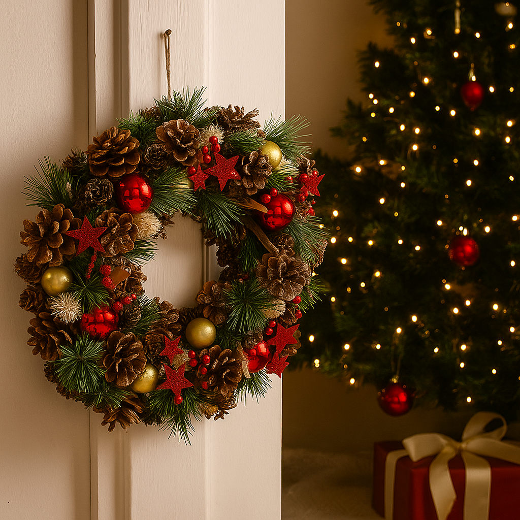 Couronne de Noël D35cm