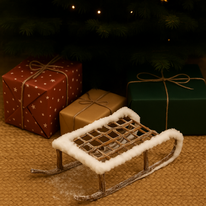 Luge en bois - Luge Winter