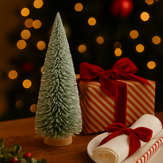 Sapin enneigé H25cm