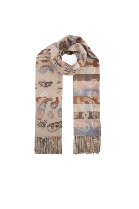 Écharpe motif cachemire