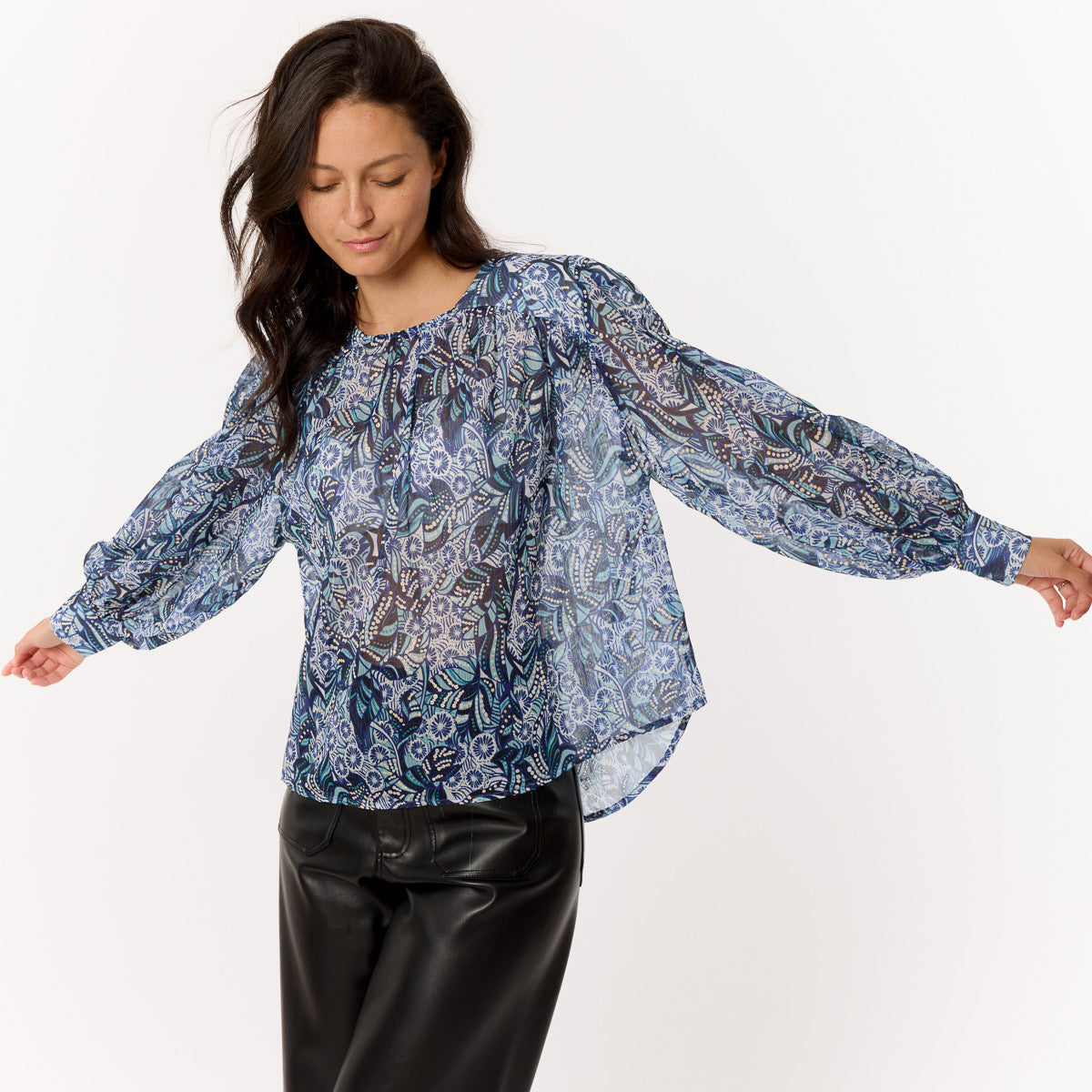 Blouse Celestine - Blouse fluide imprimée