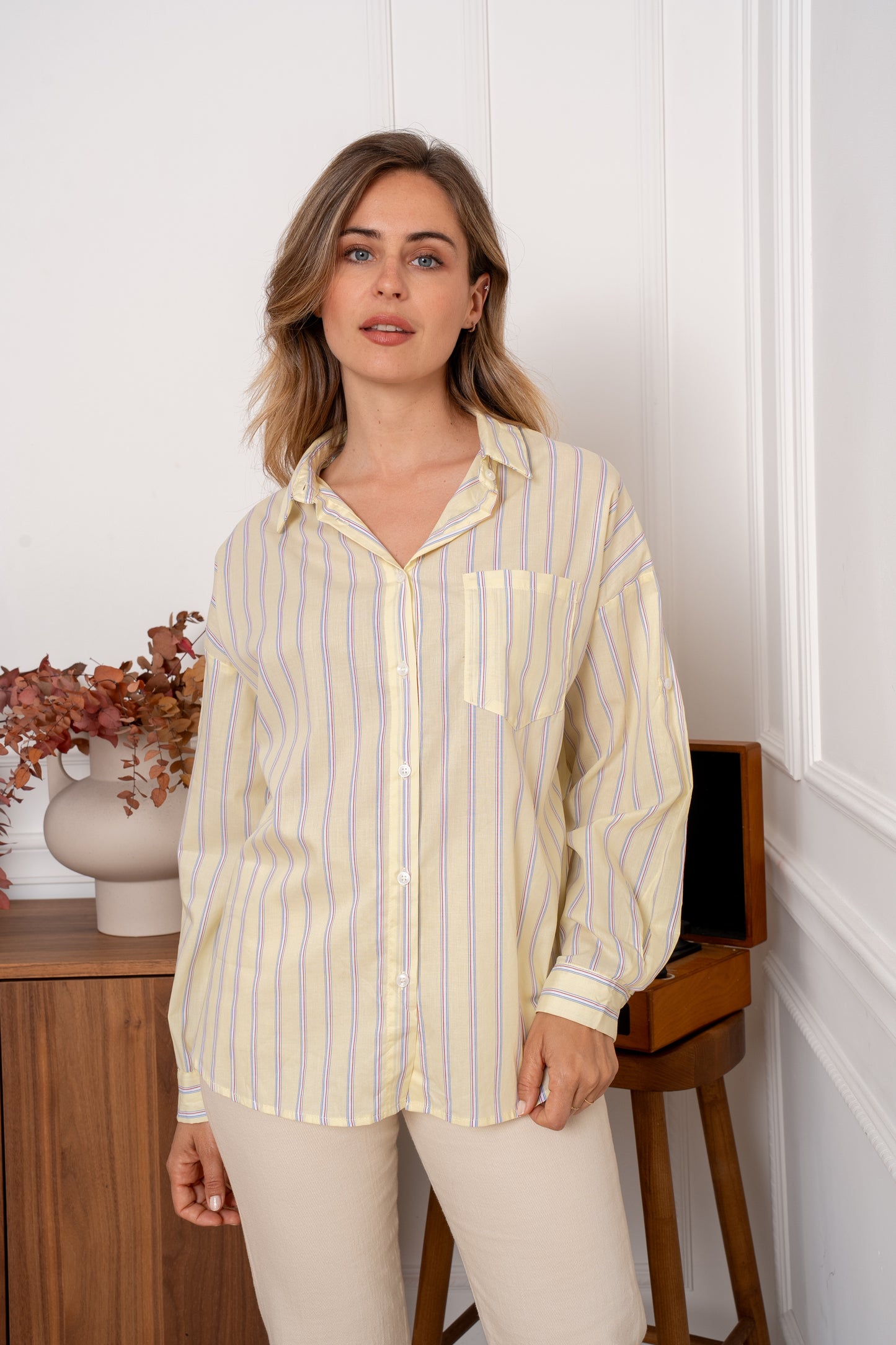 Chemise Alba – Chemise rayée oversize