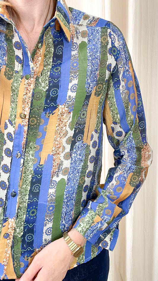 Chemise Diega - Chemise fluide à imprimé