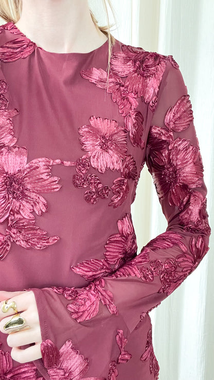 Robe Lola - Robe avec fleurs en relief