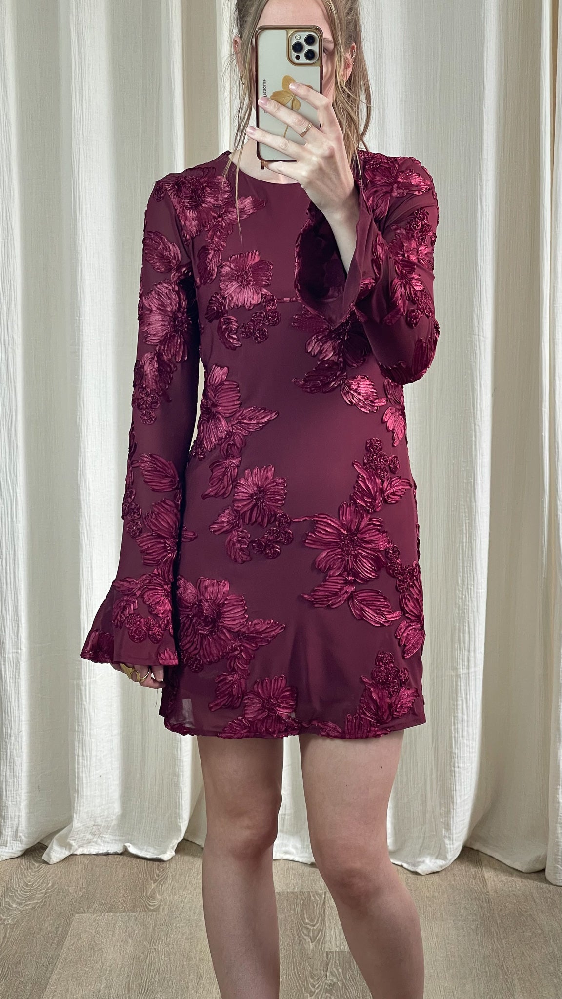 Robe Lola - Robe avec fleurs en relief