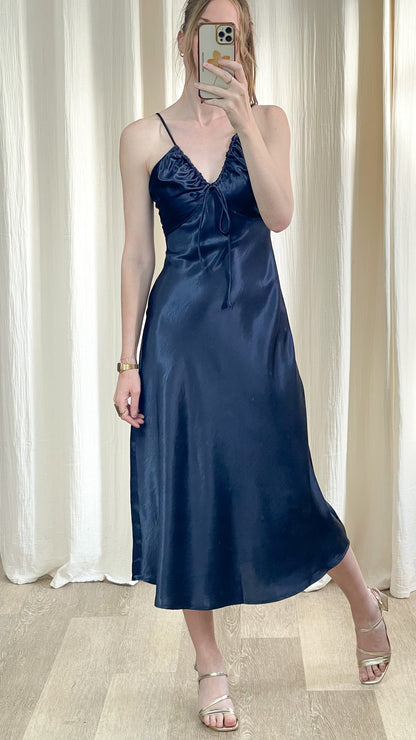Robe Esmée - Robe midi satinée