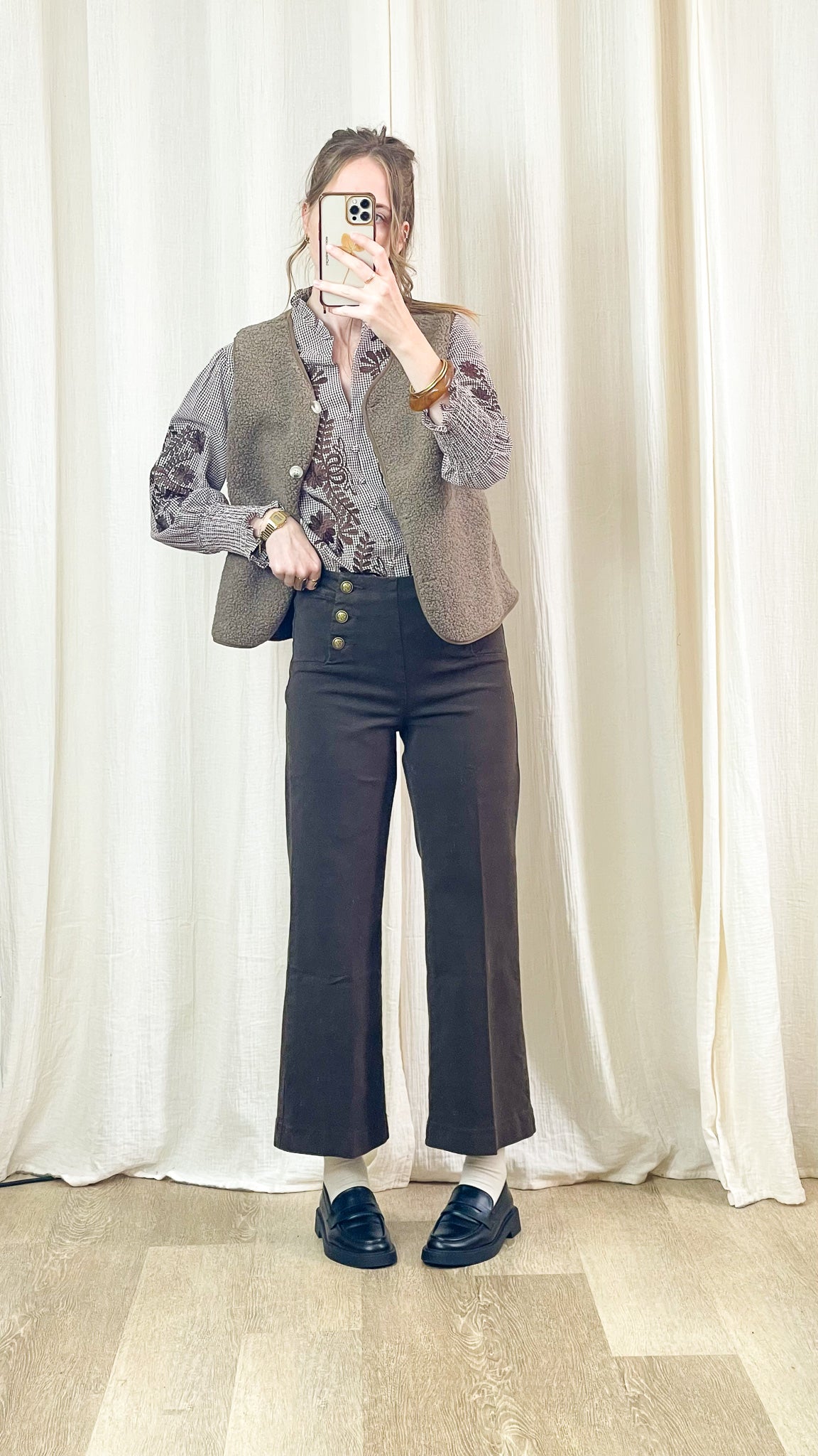 Veste Lucienne – Gilet sans manches en sherpa