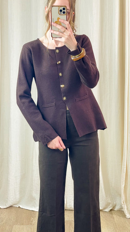 Gilet Aliya – Gilet boutonné à boutons bijoux